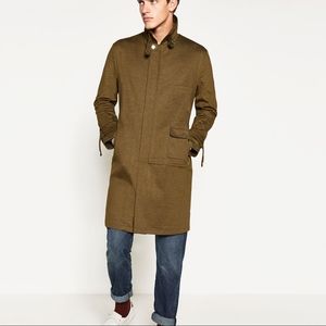 Zara Technical Overcoat (S)
